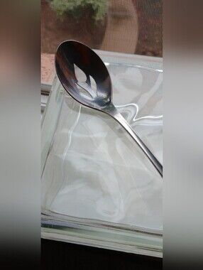 Orleans Silver Stainless Slotted Serving Spoon ORL5 MCM